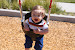 Ethan's First Time On A Swing