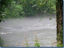 0062 Great Smoky Mountain National Park  - Tennessee - Little River Road - Little River 'smoke'