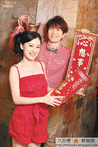 張景淳及蔣家旻希望新一年人氣繼續升,賺錢賺不停。