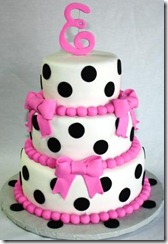 Tiered-Polka-Dots-and-Bows-Baby-Shower-Cake