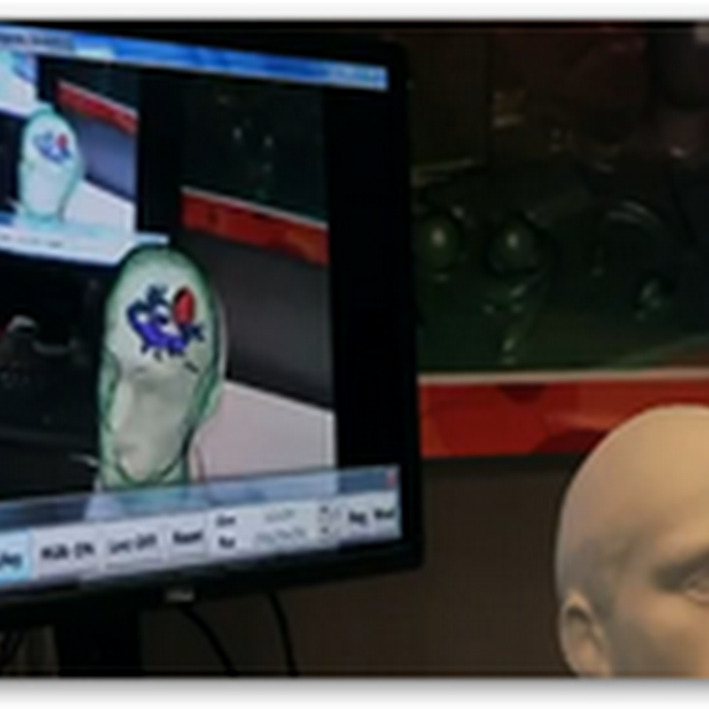 Augmented Reality With Using Kinect and a Tablet to See Inside Your Skull (Video)