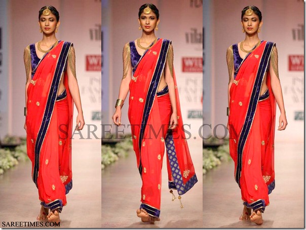 Rockys_Red_Saree