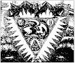 Mylius Philosophia Reformata Fig 12 Cibation Three Birds Sit Upon A Flaming Downward Pointing Triangle