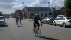 Cycle NC 2011 - downtown Plymouth, NC finish line.