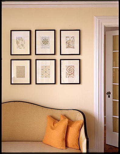 Some wallpapers stand well on their own as art. (Martha Stewart Living, September 2000) Some wallpapers stand well on their own as art. (Martha Stewart Living, September 2000)