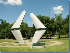 9928 Hermitage,Tennessee - Hermitage Park Airplane Wing Sundial 9928 Hermitage,Tennessee - Hermitage Park Airplane Wing Sundial