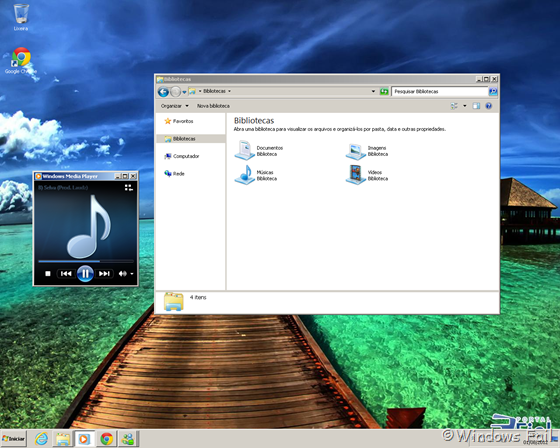 Windows 7 com interface clássica