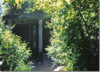 East End of Concrete Snowshed on the Iron Goat Trail in 1994