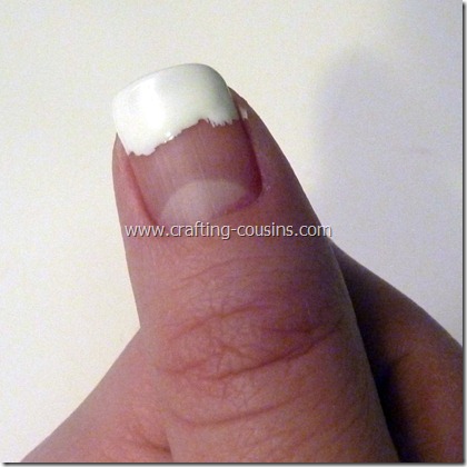 DIY french tip nails (4)