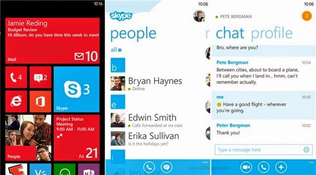 Skype para Windows Phone