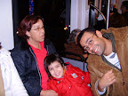 Clício e uma passageira com uma criança - 31/12/08