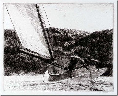 Edward_Hopper_The_Cat_Boat_1922