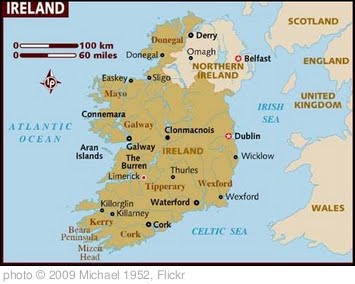 'Map Of Ireland' photo (c) 2009, Michael 1952 - license: http://creativecommons.org/licenses/by/2.0/