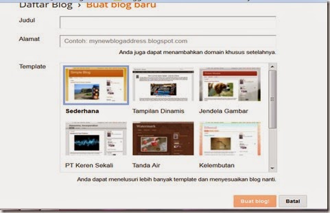 Cara Membuat Blog Gratis di Blogspot dengan mudah Cara Membuat Blog Gratis di Blogspot dengan mudah