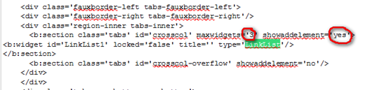Extra linklist html