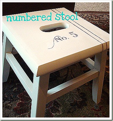 northern cottage numbered stool