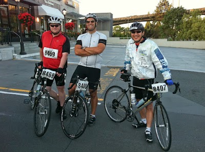 3 of us before the start
