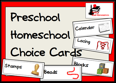 Choice cards saved the day for my preschooler. Free download from Raki's Rad Resources.