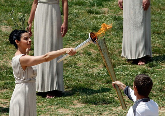 Greece Olympics London Flame