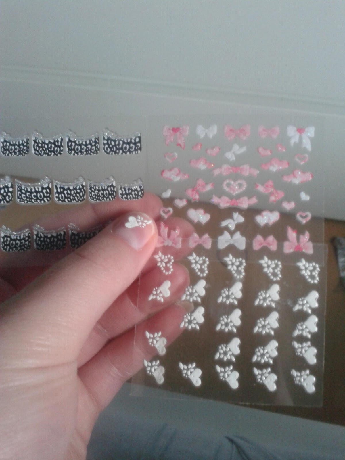 nail art , nagellak en gel nagels Nail art stickers