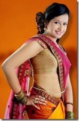 actress sadhika _in_halfsareel