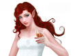 Elven Bride With Cup