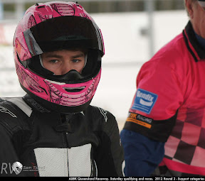ASBK Queensland Raceway. Saturday qualifying and races.  2012 Round 3 - Support categories