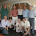 Foto do almoço de ex-alunos do CPOR, no Restaurante Avenida, em março de 2004. Da esquerda para a direita. Agachados: Dourado, Amílcar, Bassalo, Dirceu. De pé: Pinho, Pantoja, Genésio, Fonteles, Freire.