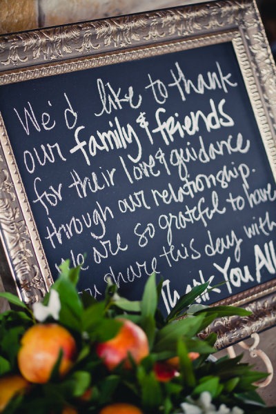 Thank You Chalkboard