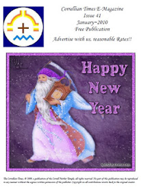 Cover of Correllian Times Emagazine's Book Issue 41 January 2010 Happy New Year