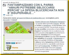 FANTAPAZZ PREVISIONE AZZECCATA