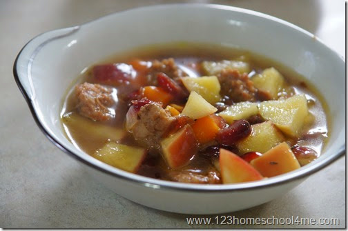Delicious Sausage and Apple Soup Recipe Delicious Sausage and Apple Soup Recipe