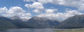 Twin Peaks, from Twin Lakes. CO.