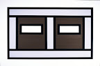 garage, 1993, acrylic on wood, dim. unknown