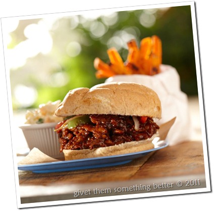 BBQ chicken sandwich