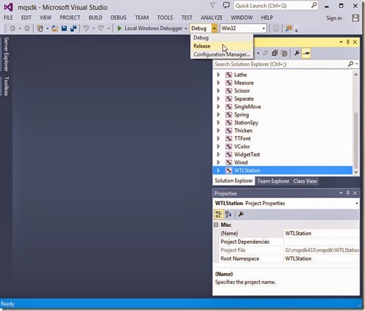 Change Build Configuration to Release Change Build Configuration to Release