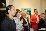 Guests at the opening reception of 
FolkloRican: The Art of Pepe Villegas
at NYU Wagner