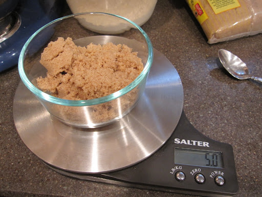 ...then add your ingredients to the precise weight that you need.