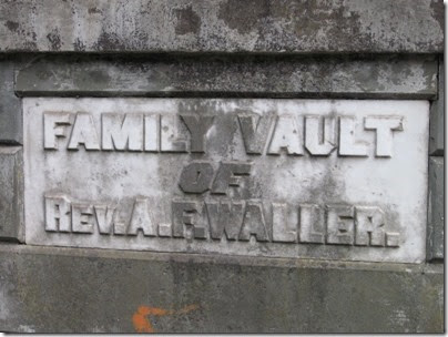 IMG_8337 Family Vault of Reverend A.F. Waller at Lee Mission Cemetery in Salem, Oregon on August 12, 2007