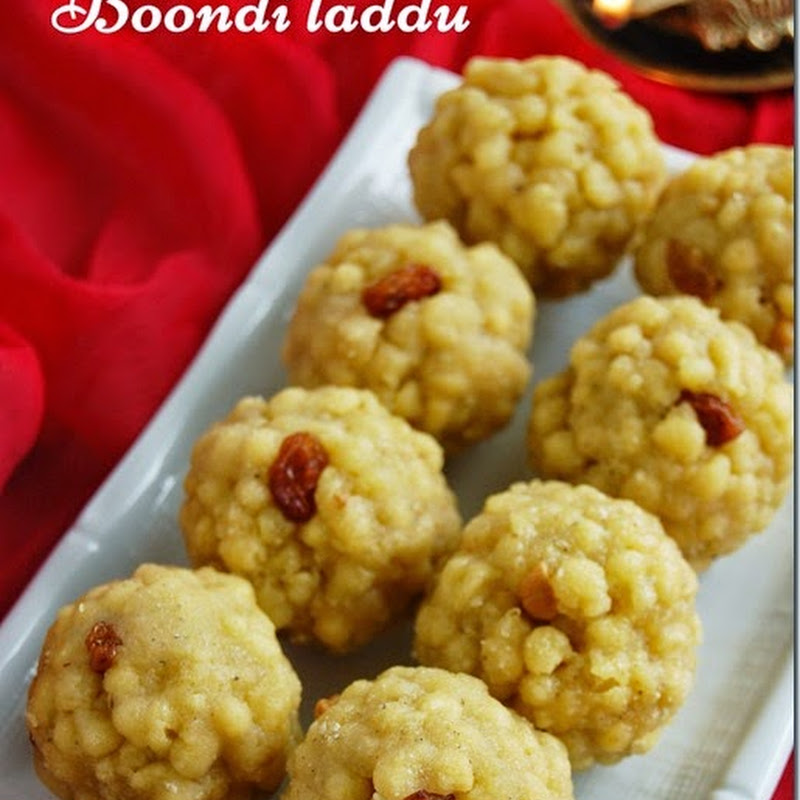 Boondi laddu / boondi ladoo – Diwali sweets