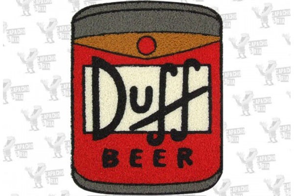 Capacho-Tapete-Cerveja-Duff-Simpsons