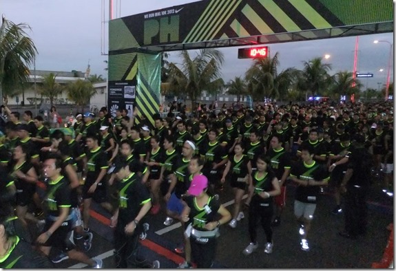 Nike we run manila start