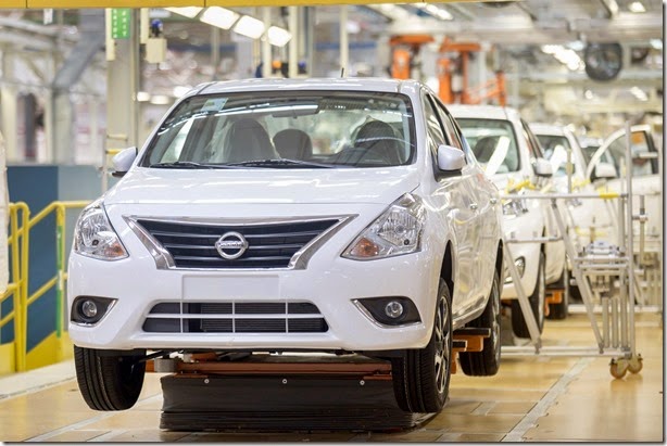 Nissan inicia produção do New Versa em Resende (RJ)