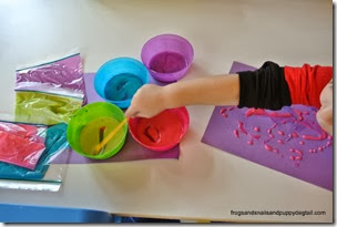 Glitter Puffy Paint from Frogs, Snails, and Puppy Dog Tails Glitter Puffy Paint from Frogs, Snails, and Puppy Dog Tails