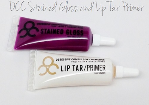 OCC Stained Gloss in Dekadent and Lip Tar Primer