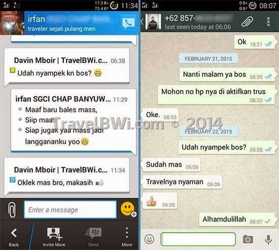 Testimoni Kenyamanan Menggunakan TravelBWi.com Testimoni Kenyamanan Menggunakan TravelBWi.com