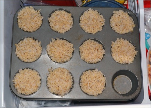 rice in freezer