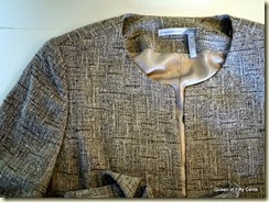 silk blend jacket