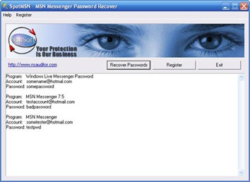 Recover your MSN password