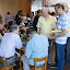 Foto tirada no dia 12 de julho de 2007 por ocasião do lançamento dos livros intitulados Formas de Linhas Espectrais em Gases Neutros, Plasmas Densos e Estabilidade Quiral (Autores: Bassalo e Mauro Sérgio Dorsa Cattani) e Ética e Atividade Científica (Autores: Robson Fernandes de Farias, Bassalo e José Edison Ferreira), ocorrido no Salão do Livro Universitário na 59a. Reunião da Sociedade Brasileira para o Progresso da Ciência (SBPC), no Hangar de Convenções do Estado do Pará. Em primeiro plano e da esquerda para a direita: Edison, Bassalo, Ana Maria Coelho Cerqueira, Robson, José Augusto Lima Barreiros, João Furtado, Geraldo Coelho e Orlando Moura.